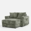 Clearance Fotel loveseat zielony NOEMI
