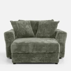 Clearance Fotel loveseat zielony NOEMI
