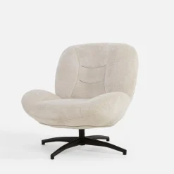 Best inny Fotel obrotowy retro beżowy DIAMANTU