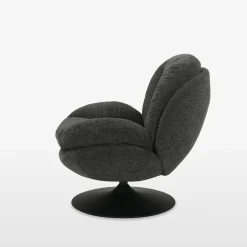 Clearance Fotel obrotowy szary DUNNE