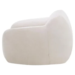 Werdomo Fotele Wypoczynkowe^Fotel obły kremowy MELA