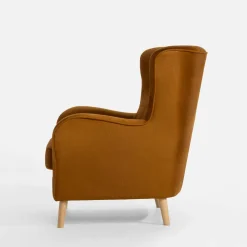 Clearance Fotel wypoczynkowy musztardowy CARY