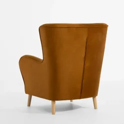 Clearance Fotel wypoczynkowy musztardowy CARY