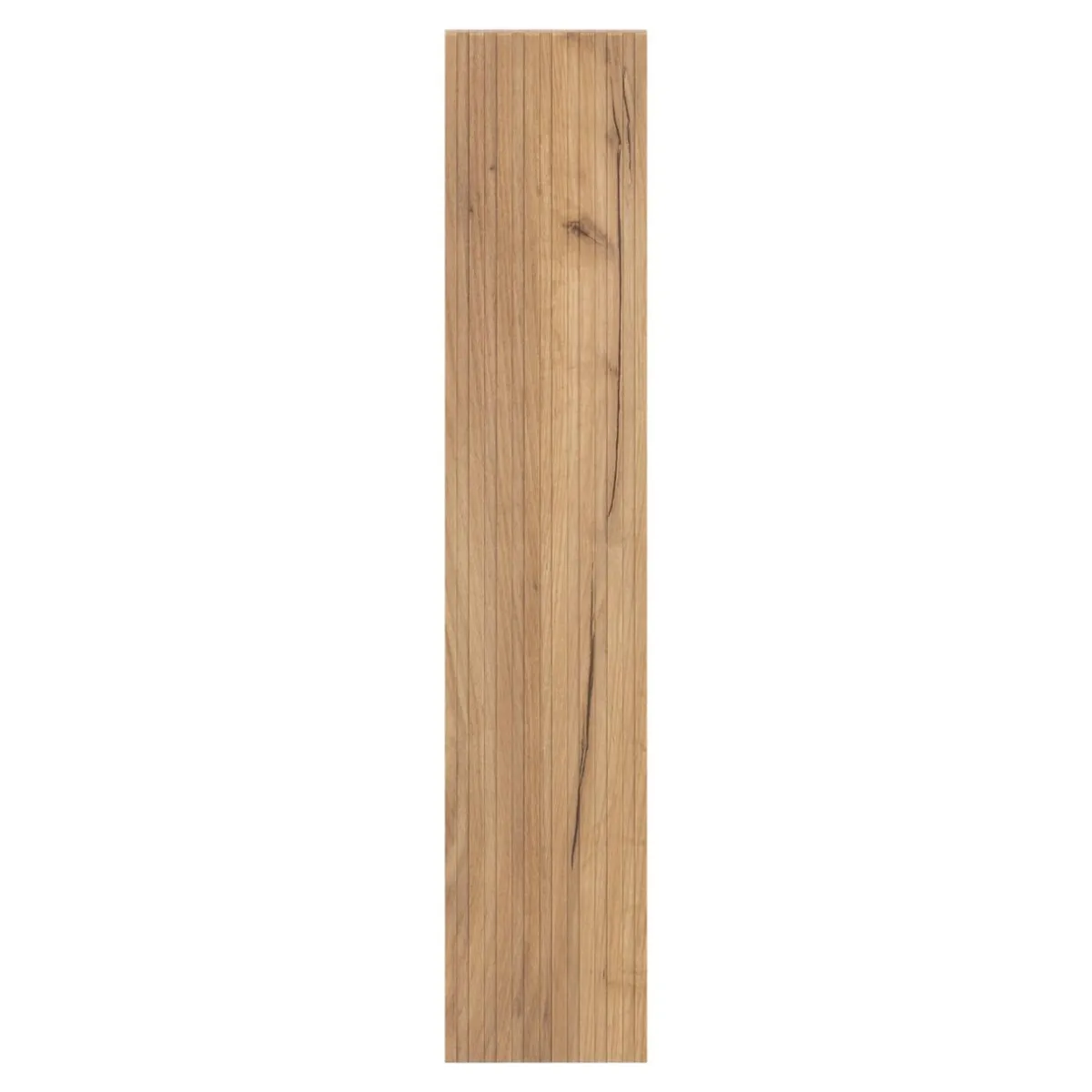 Qubik Fronty Ryflowane^Front drzwi DECOR RYFEL 15x76,5 dąb craft złoty