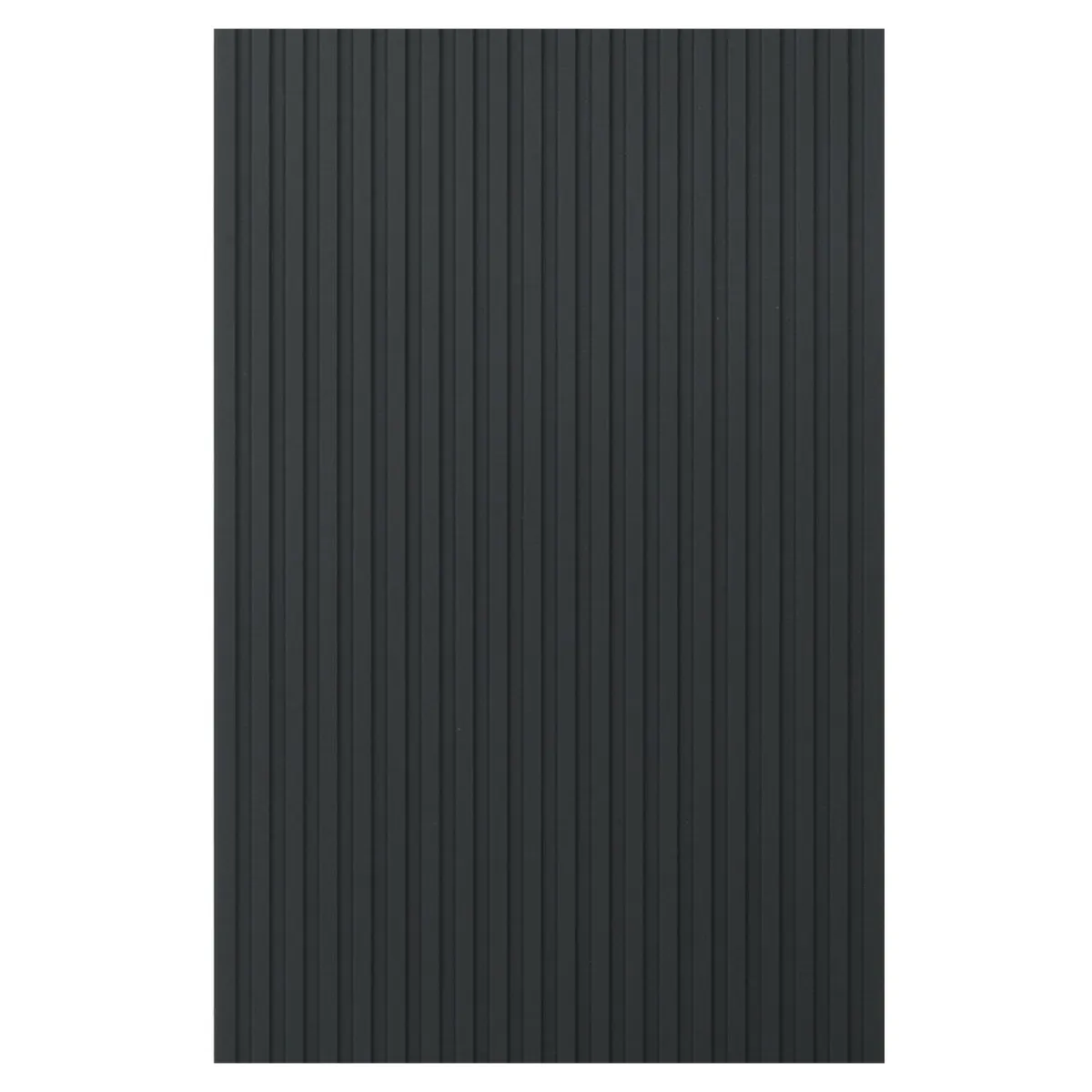 Qubik Fronty Ryflowane^Front drzwi DECOR RYFEL 50x76,5 czarny