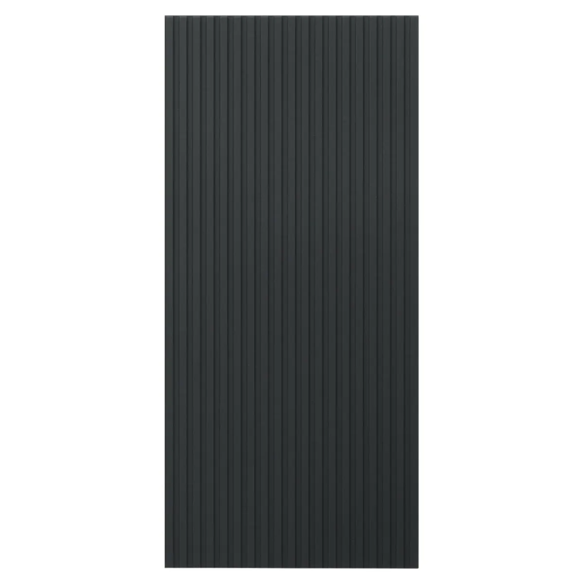 Qubik Fronty Ryflowane^Front drzwi DECOR RYFEL 45x98 czarny