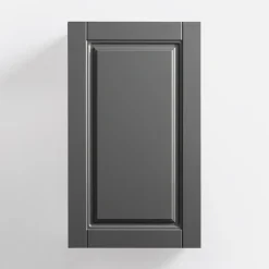 Qubik Fronty Klasyczne^Front drzwi HAMPTON 45x76,5 cm onyx szary