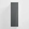 Qubik Fronty Gładkie^Front drzwi SOLA 30x98 szary połysk