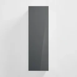 Qubik Fronty Gładkie^Front drzwi SOLA 30x98 szary połysk