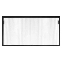 Best Qubik Front przeszklony ALFRAME 80x38,1 cm czarny