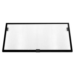 Best Qubik Front przeszklony ALFRAME 80x38,1 cm czarny