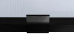 Best Qubik Front przeszklony ALFRAME 80x38,1 cm czarny