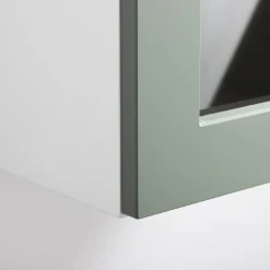Qubik Fronty Przeszklone^Front przeszklony FRAME 40x76,5 szałwia mat