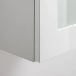 Clearance Qubik Front przeszklony NOTO 40x76,5 biały połysk