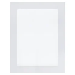 Qubik Fronty Przeszklone^Front przeszklony NOTO 60x76,5 biały połysk
