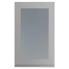 Qubik Fronty Przeszklone^Front przeszklony PIANO 60x98 szary mat