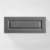 Qubik Fronty Klasyczne^Front szuflady HAMPTON 100x38,1 cm onyx szary