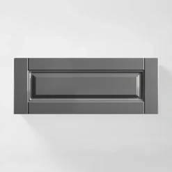 Qubik Fronty Klasyczne^Front szuflady HAMPTON 100x38,1 cm onyx szary