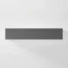 Clearance Qubik Front szuflady HAMPTON 100x18,9 cm onyx szary