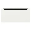Clearance Qubik Front szuflady PALERMO 40x18,9 śnieżna biel