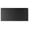 Qubik Fronty Frezowane^Front szuflady PIANO PLUS 80x38,1 czarny mat