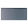 Qubik Fronty Frezowane^Front szuflady PIANO PLUS 80x38,1 szary stalowy mat
