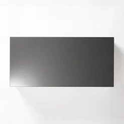 Qubik Fronty Gładkie^Front szuflady SALSA 80x38,1 grafit metalic połysk
