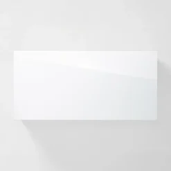 Qubik Fronty Gładkie^Front szuflady SOLA 40x18,9 biały polarny połysk