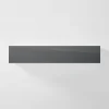 Qubik Fronty Gładkie^Front szuflady SOLA 100x18,9 szary połysk