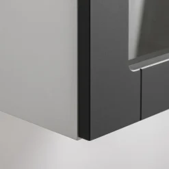 Clearance Qubik Front witryna grafit SIMPLE 60x38,1 cm