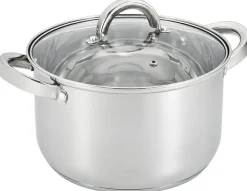 Garnki, Patelnie I Pokrywki^Garnek ze stali nierdzewnej srebrny GAMMA 4,6 l