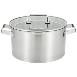 Garnki, Patelnie I Pokrywki^Garnek ze stali nierdzewnej srebrny TRAME 5,6 l