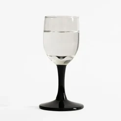 Sale inny Kieliszek do wódki z czarną nóżką MONTE VETRO 35 ml