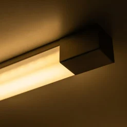 Zumaline Kinkiety^Kinkiet łazienkowy LED IP44 nikiel PARKS 40,2 cm