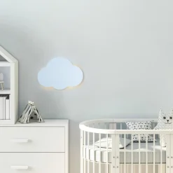 Discount TK Tomasz Krywult Kinkiet do pokoju dziecięcego niebieski CLOUD