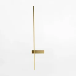Zumaline Kinkiety^Kinkiet minimalistyczny LED złoty ARCO