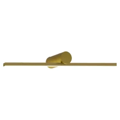 Zumaline Kinkiety^Kinkiet minimalistyczny złoty FAD LED