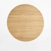 TK Tomasz Krywult Kinkiety^Kinkiet okrągły jasne drewno LUNA WOOD 30 cm