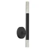 Discount Zumaline Kinkiet ONE LED W0461-02E-P7P7 czarny mat