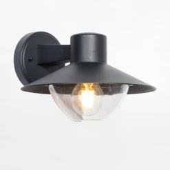 Zumaline Kinkiety^Kinkiet outdoorowy IP44 czarny ECLIPSE
