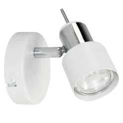 LED-POL Kinkiety^Kinkiet spot biały ORO STERNA