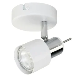 LED-POL Kinkiety^Kinkiet spot biały ORO STERNA