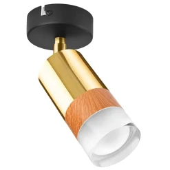 Outlet Kinkiet spot regulowany reflektor złoty AURORA