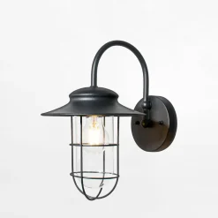 Clearance Zumaline Kinkiet zewnętrzny IP44 czarny INDUSTRIAL