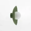 TK Tomasz Krywult Kinkiet zielony SLATE PEAPOD GLASS