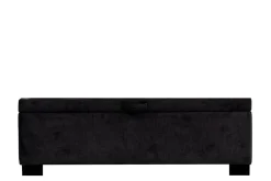 Discount Instilo Łóżko czarne MONA VERTICAL 90 cm