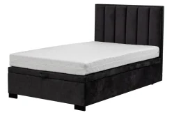 Best Instilo Łóżko czarne MONA VERTICAL 120 cm