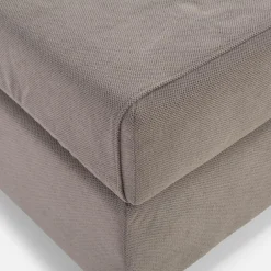 Dzieci inny Łóżka|Łóżka Tapicerowane^Łóżko kontynentalne z materacem szare SILLA 90x200 cm