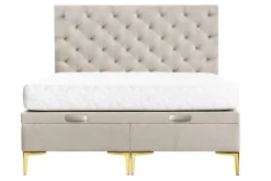 Hot Instilo Łóżko kremowe DONNA LUX 180 cm