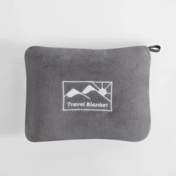 inny Tekstylia Zewnętrzne|Grill I Piknik^Koc podróżny 2w1, szary TRAVEL BLANKET 130x160 cm